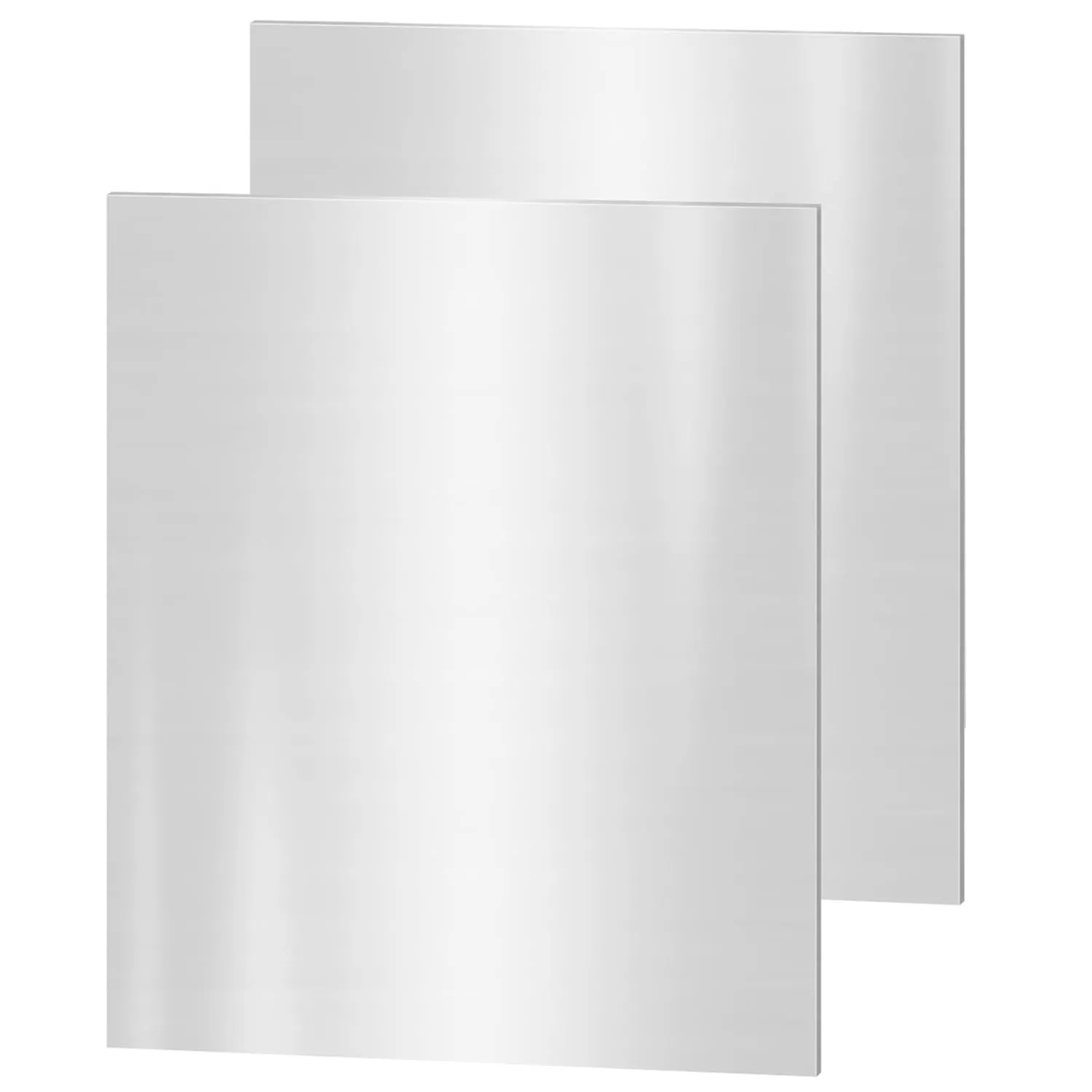 2PACK 304 Stainless Steel Sheets, 4 x 6 x 1/8 inch(10 Gauge) Thickness Stainless Steel Plates Stainless Steel Shim Plates Metal Sheets for Kitchen DIY Craft Making