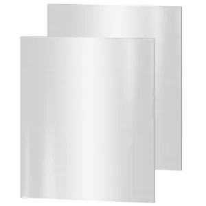 2PACK 304 Stainless Steel Sheets, 4 x 6 x 1/8 inch(10 Gauge) Thickness Stainless Steel Plates Stainless Steel Shim Plates Metal Sheets for Kitchen DIY Craft Making