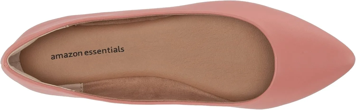 Amazon Essentials Women's Pointed-Toe Ballet Flat