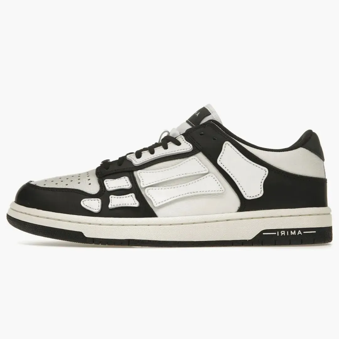 Amiri Skel Top Low Black White