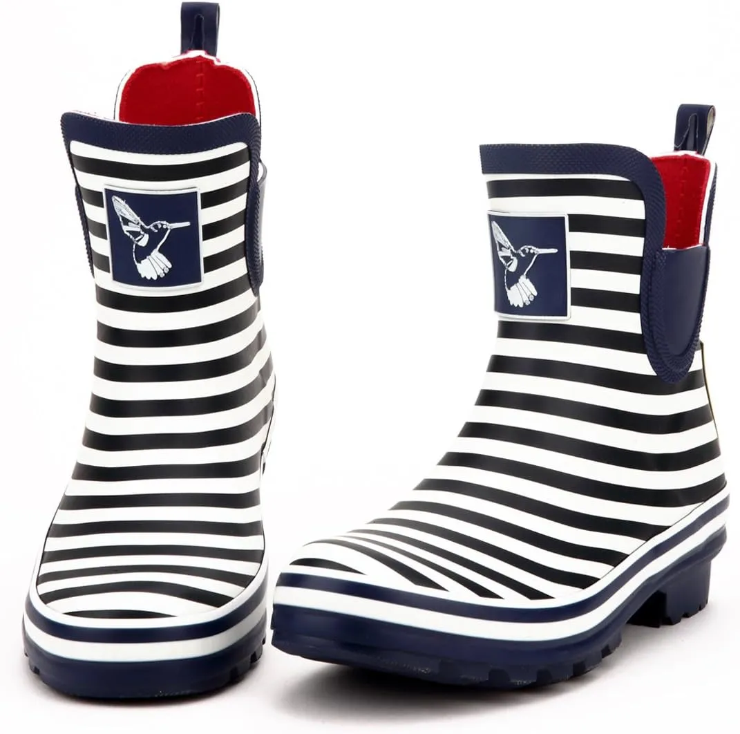 Ankle Rain Boots For Women's Waterproof Boots Garden Boot UK Brand