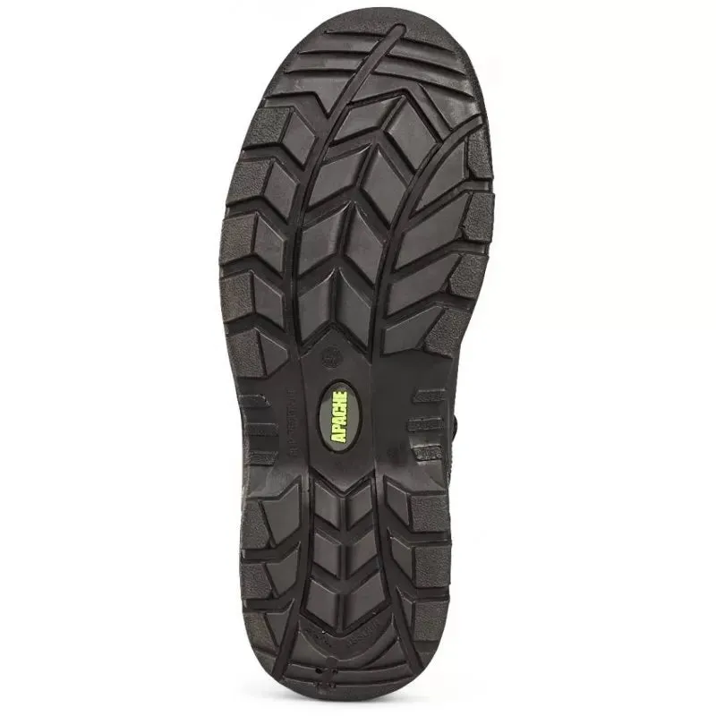 Apache SS812SM Waterproof Safety Hiker Black Boot
