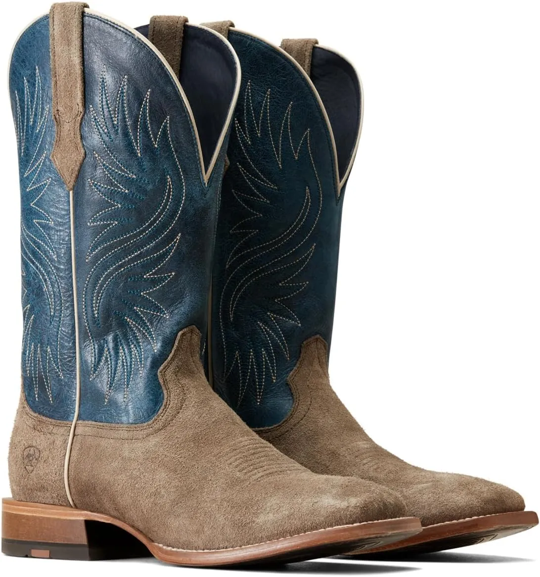 ARIAT Men's Circuit Rockridge Western Boot, Dark Coffee/Conch Tan