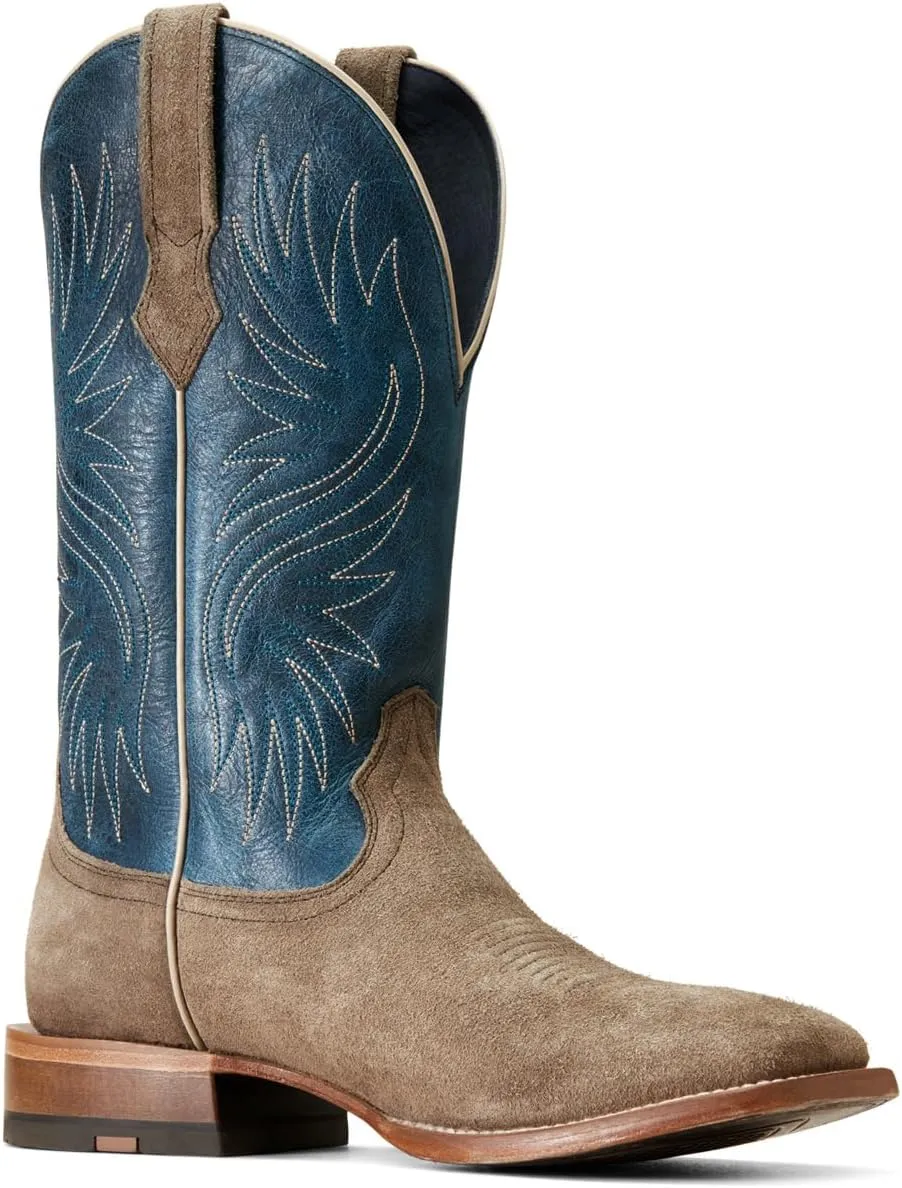 ARIAT Men's Circuit Rockridge Western Boot, Dark Coffee/Conch Tan