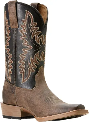 ARIAT Men`s Renegade Black Night 12In Titanium Top Cowboy Boot