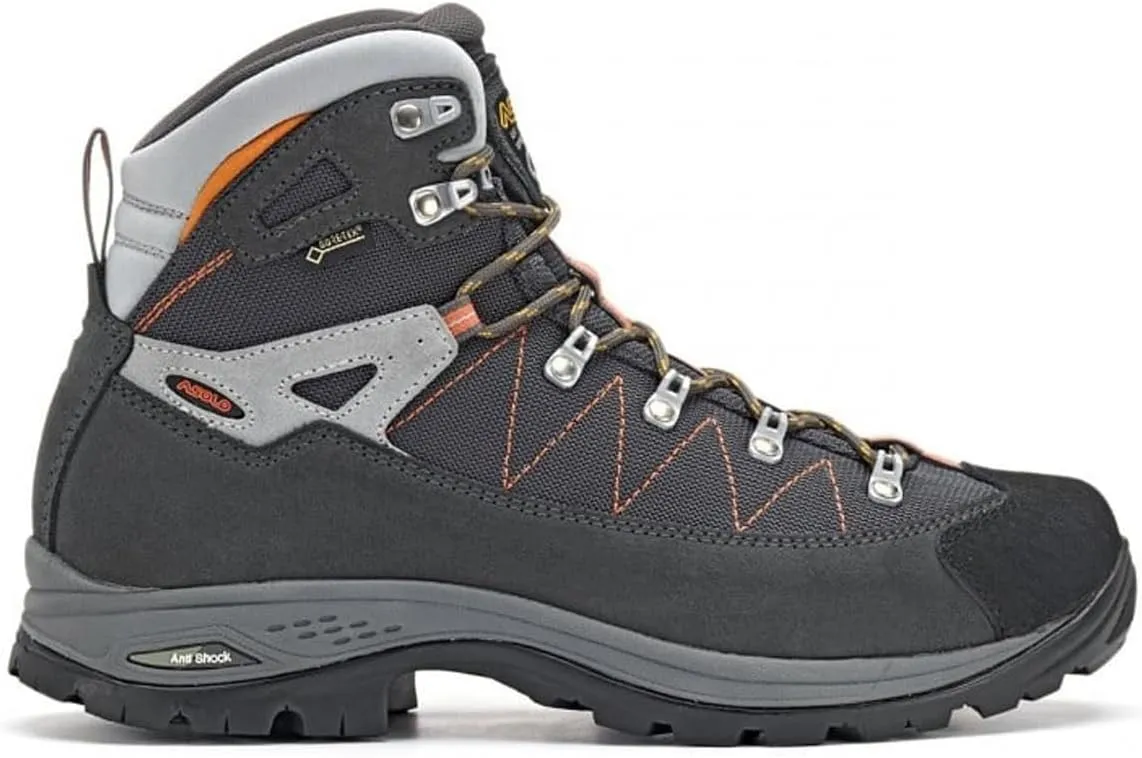 ASOLO Men's FINDER GV Water-Resistant Breathable Lightweight Cushioned Suede Low Ankle Trekking Hiking Boots | Leather Cap