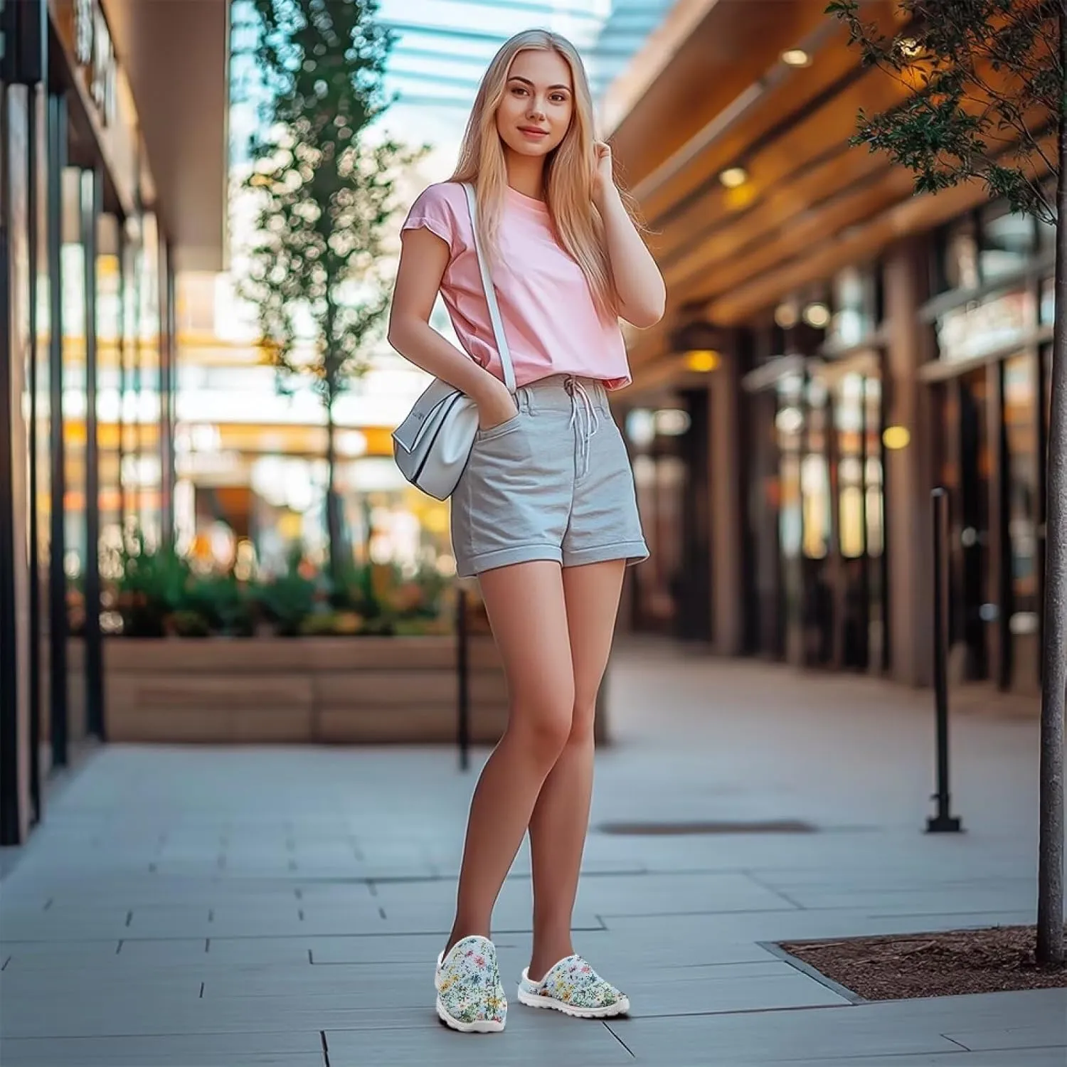 Backless Mesh Mule Shoes for Women Summer Light Breathable Shoe, Non-Slip, Easy Wear for Walking and Parties