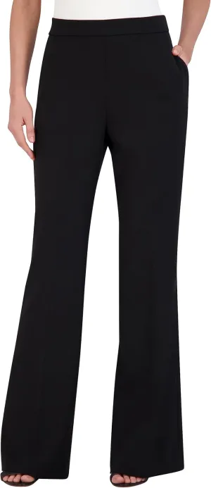 BCBGMAXAZRIA Women's Flare Leg Pant with Zipper