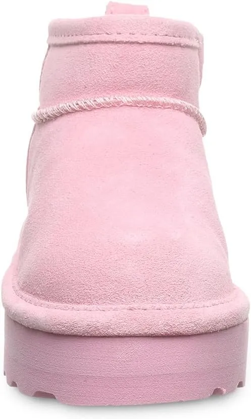 BEARPAW Retro Shorty Youth Boot | Youth's Ankle Boot | Youth's Slip On Boot | Comfortable Winter Boot