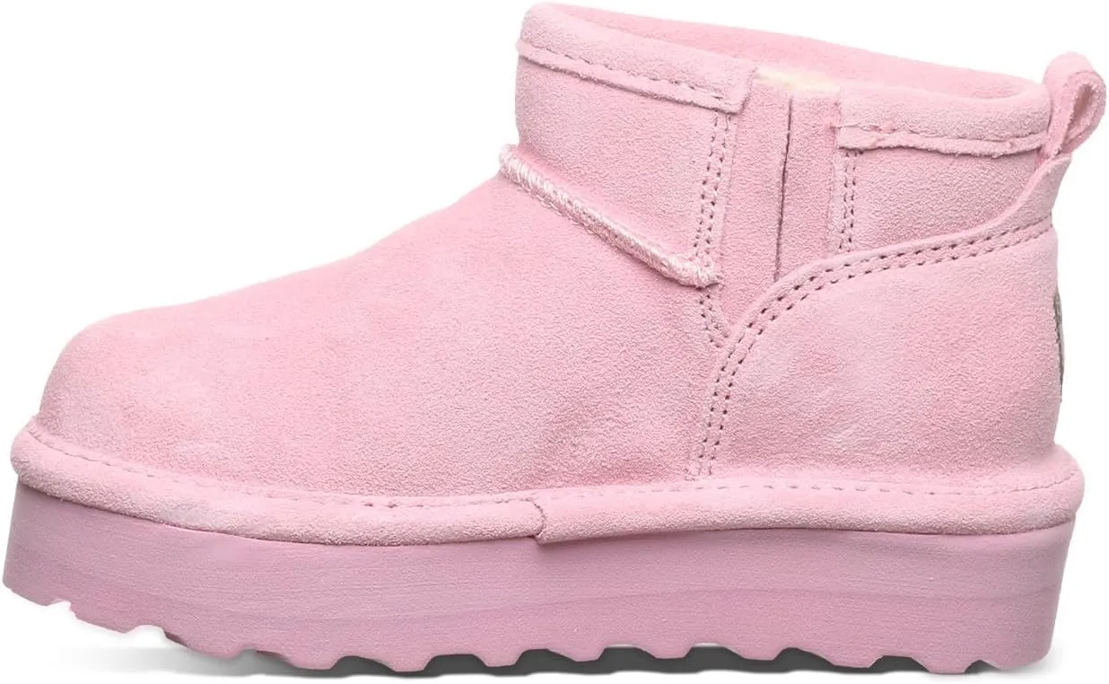BEARPAW Retro Shorty Youth Boot | Youth's Ankle Boot | Youth's Slip On Boot | Comfortable Winter Boot