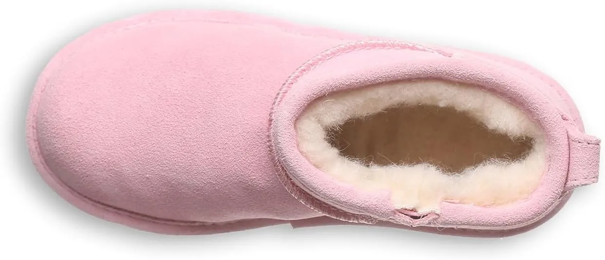BEARPAW Retro Shorty Youth Boot | Youth's Ankle Boot | Youth's Slip On Boot | Comfortable Winter Boot