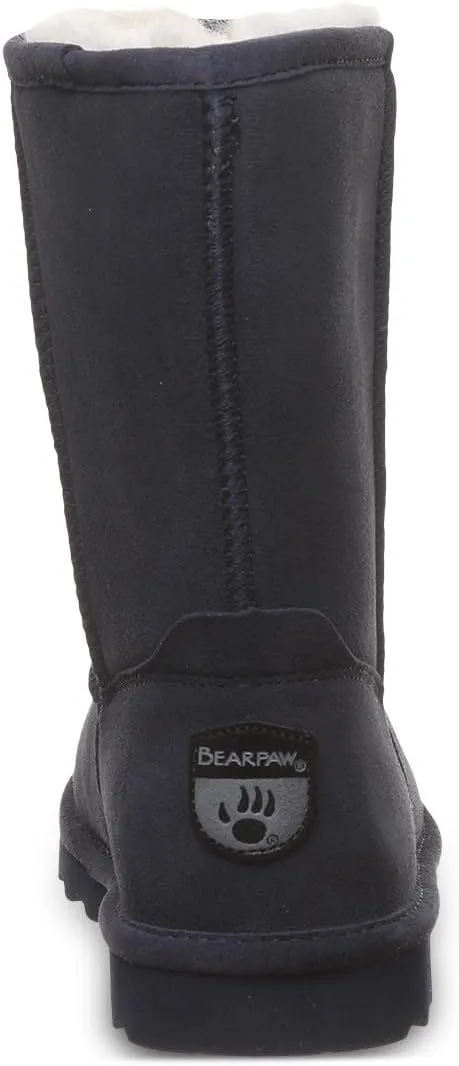BEARPAW Women's Elle Short Multiple Colors | Women's Boot Classic Suede | Women's Slip On Boot | Comfortable Winter Boot