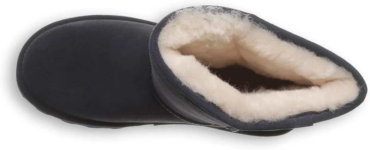 BEARPAW Women's Elle Short Multiple Colors | Women's Boot Classic Suede | Women's Slip On Boot | Comfortable Winter Boot