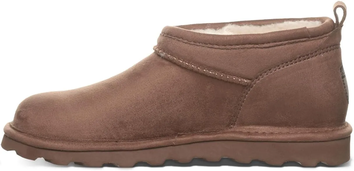BEARPAW Women's Super Shorty Vegan Boot | Women's Ankle Boot | Women's Slip On Boot | Comfortable Winter Boot