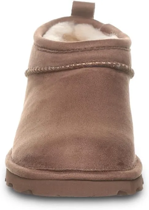 BEARPAW Women's Super Shorty Vegan Boot | Women's Ankle Boot | Women's Slip On Boot | Comfortable Winter Boot