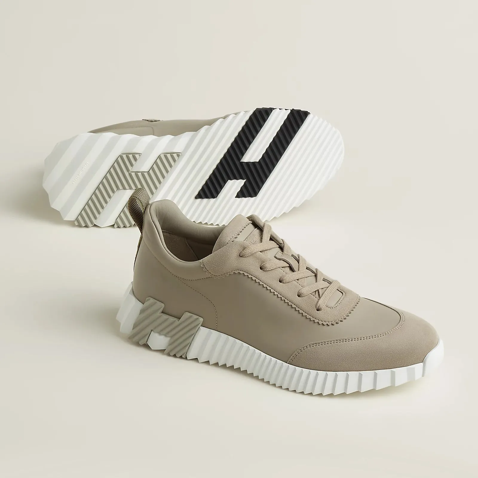Beige Esquisse Bouncing sneaker