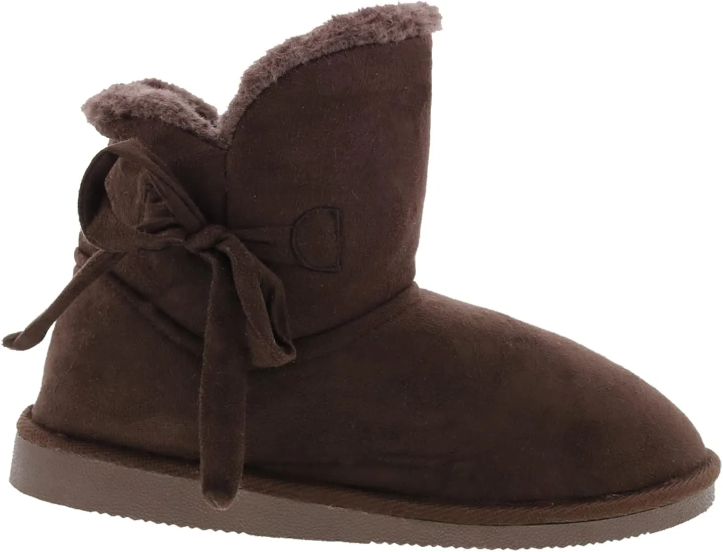 Bellini Ace Women's Short Microsuede Winter Boot With Bow