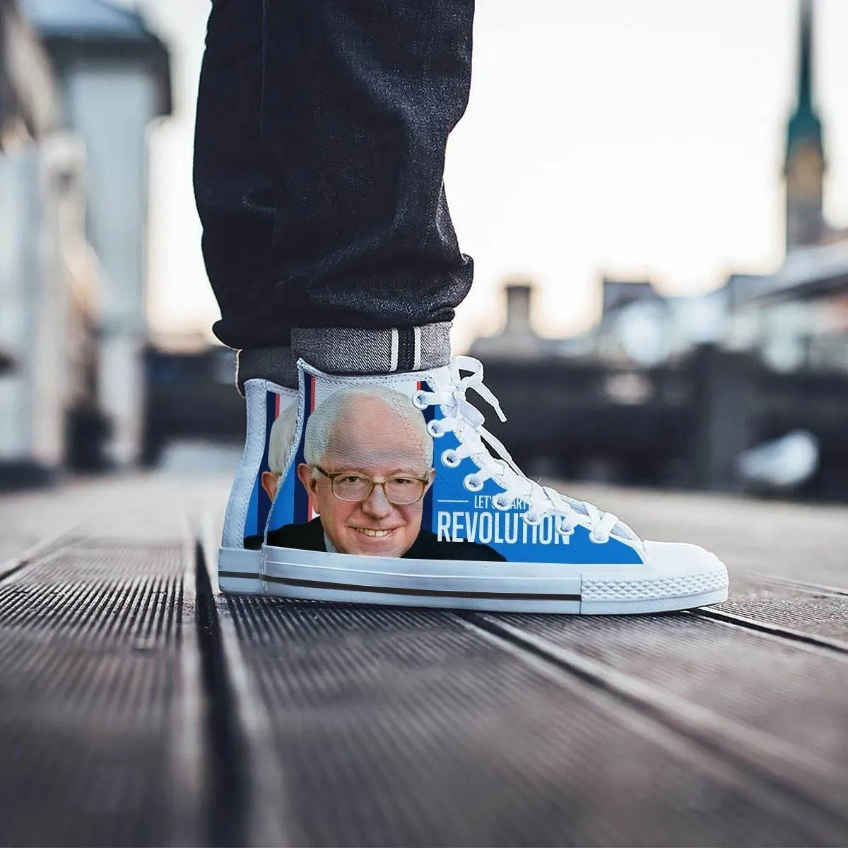 bernie sanders mens high top sneakers high top