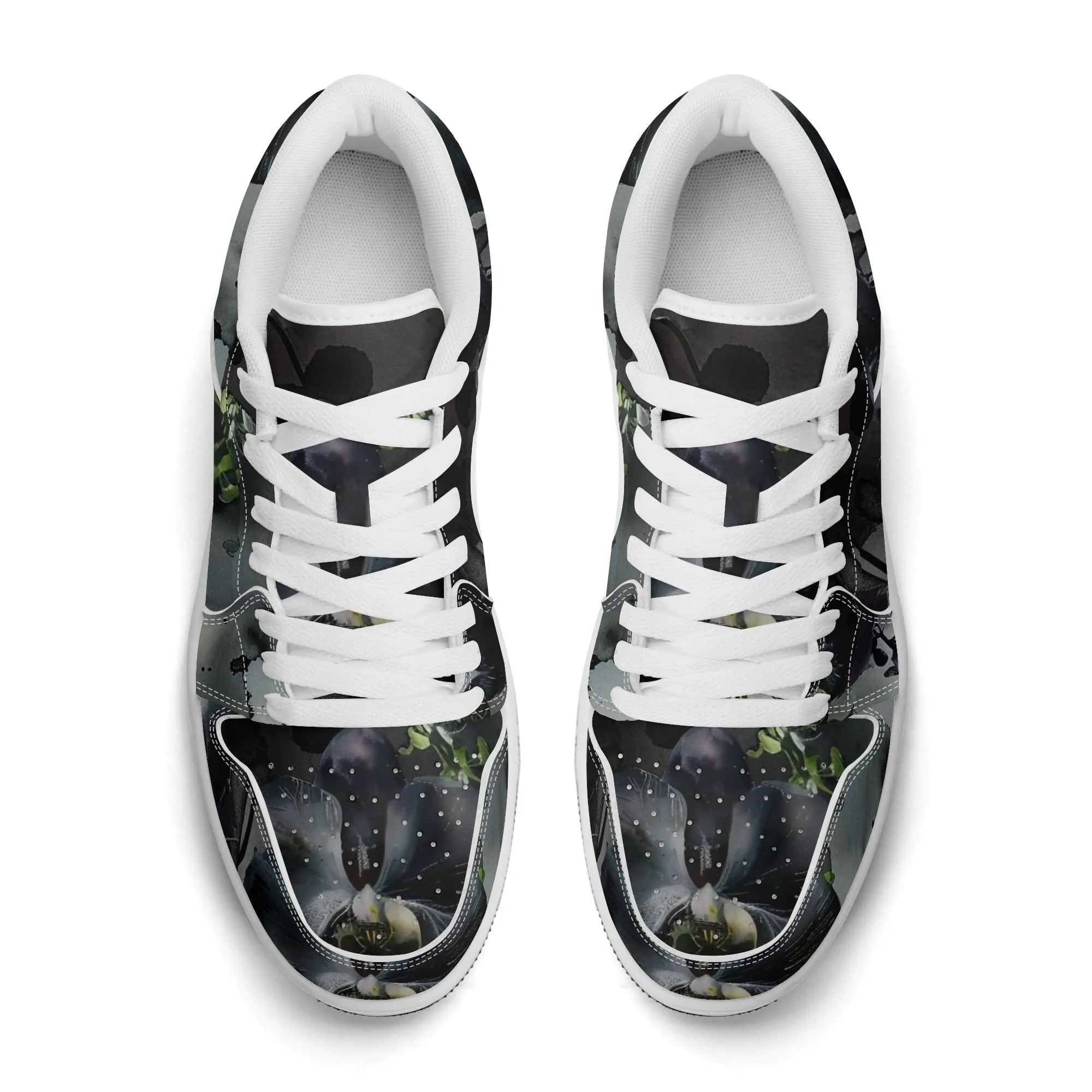 Black Garden Low Top Leder Sneaker für Damen