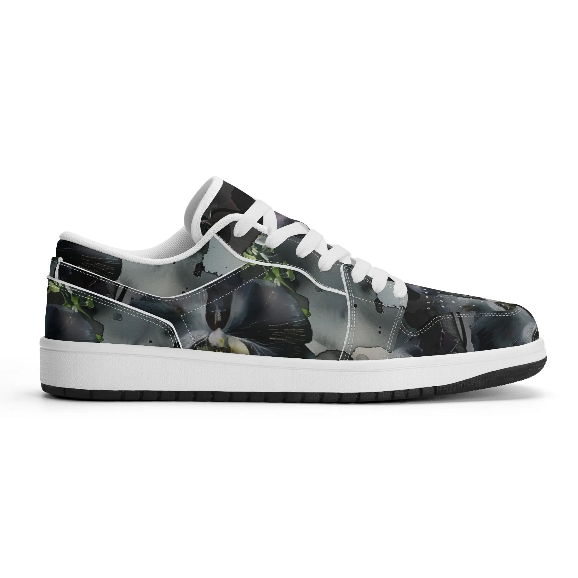 Black Garden Low Top Leder Sneaker für Damen