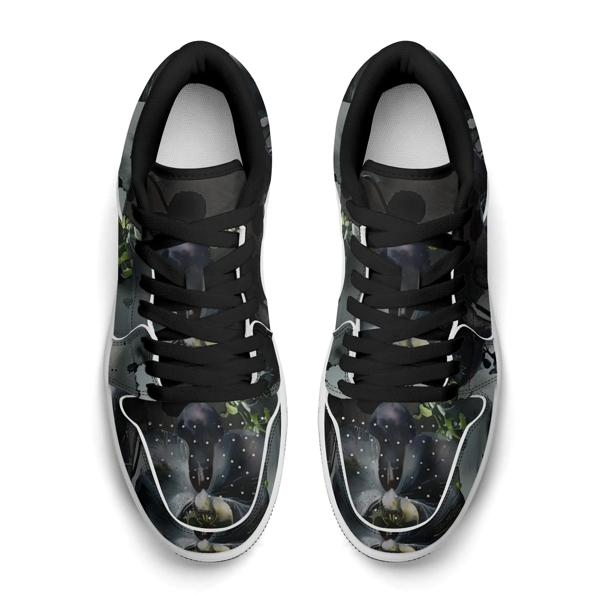 Black Garden Low Top Leder Sneaker für Damen