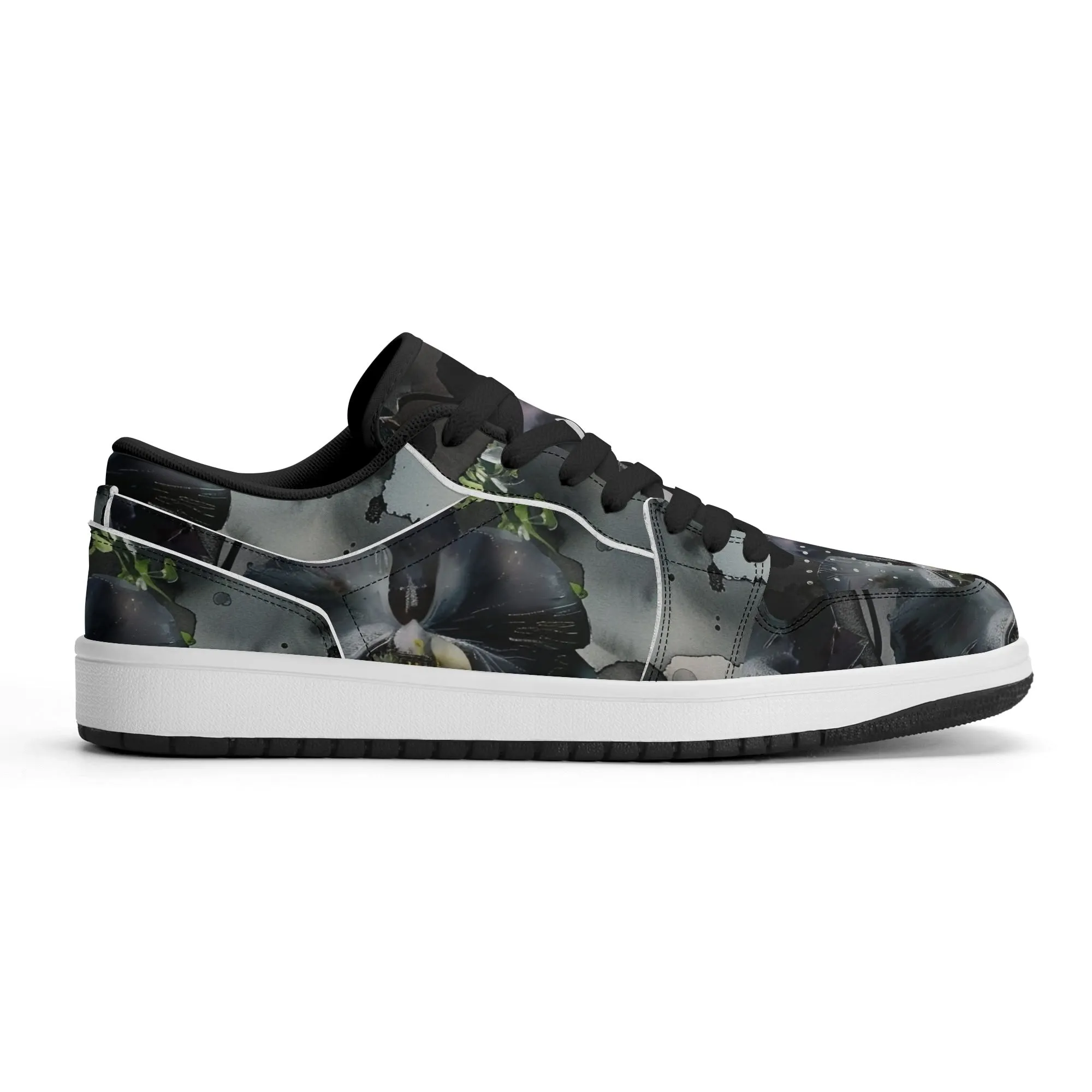 Black Garden Low Top Leder Sneaker für Damen