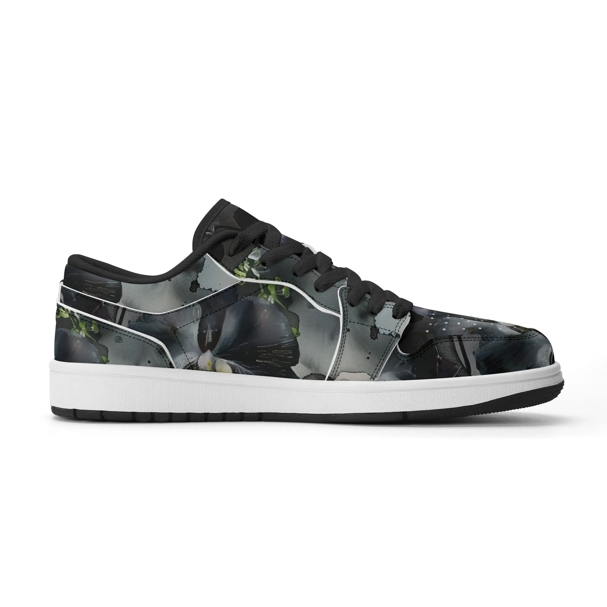 Black Garden Low Top Leder Sneaker für Damen