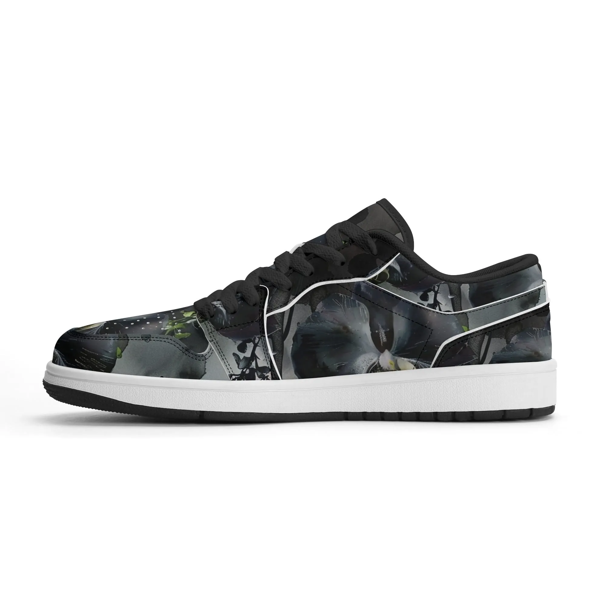 Black Garden Low Top Leder Sneaker für Damen