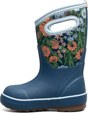 BOGS Unisex-Child Classic Ii-Vintage Floral (Toddler/Little Big Kid) Rain Boot