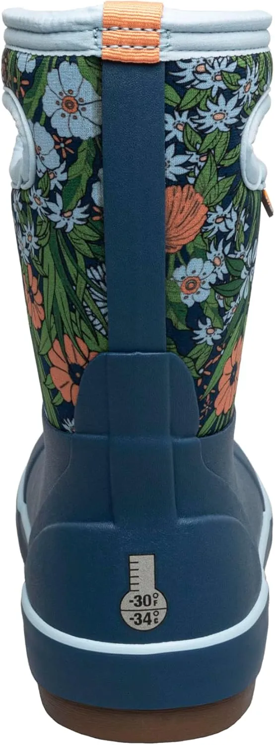 BOGS Unisex-Child Classic Ii-Vintage Floral (Toddler/Little Big Kid) Rain Boot