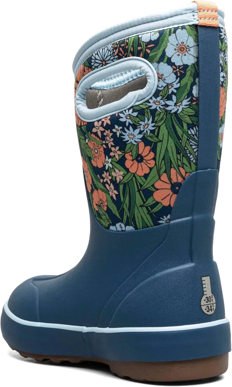 BOGS Unisex-Child Classic Ii-Vintage Floral (Toddler/Little Big Kid) Rain Boot
