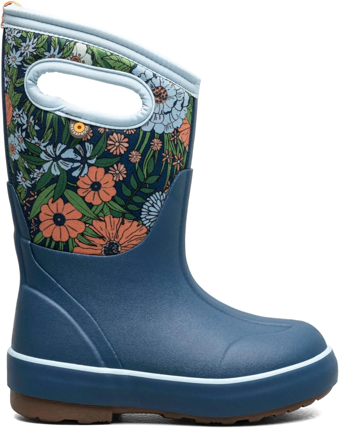 BOGS Unisex-Child Classic Ii-Vintage Floral (Toddler/Little Big Kid) Rain Boot