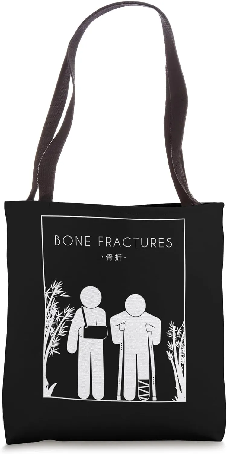 Bone Fractures Chinese Hanzi Broken Bone Bone Fracture Tote Bag