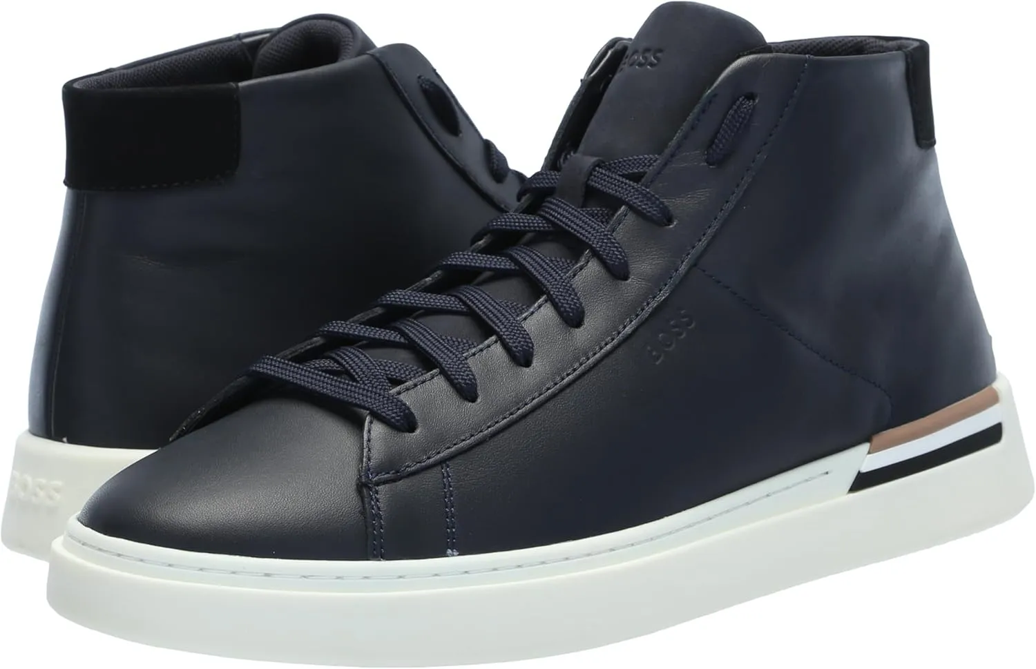 BOSS Men's Clint High Top Leather Sneaker