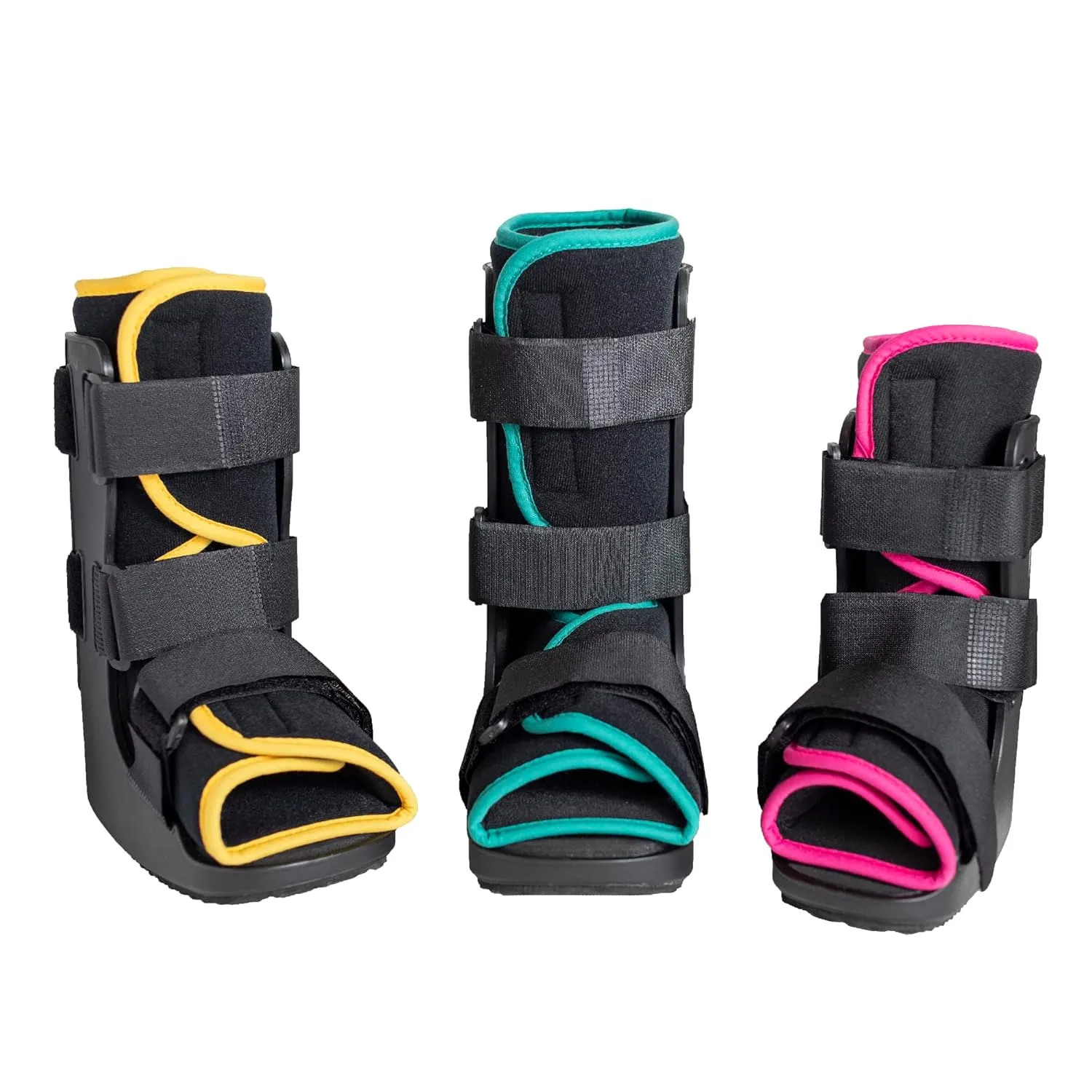 Brace Direct Children’s Pediatric Walker Fracture Boot for Kids Broken Toe or Foot, Left or Right Foot, Lightweight Padded Support Cam Boot for Foot Injury