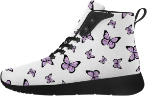 Butterfly Shoes for Women High Top Sneakers Running Waking Shoes Gifts for Mom Girlfriend