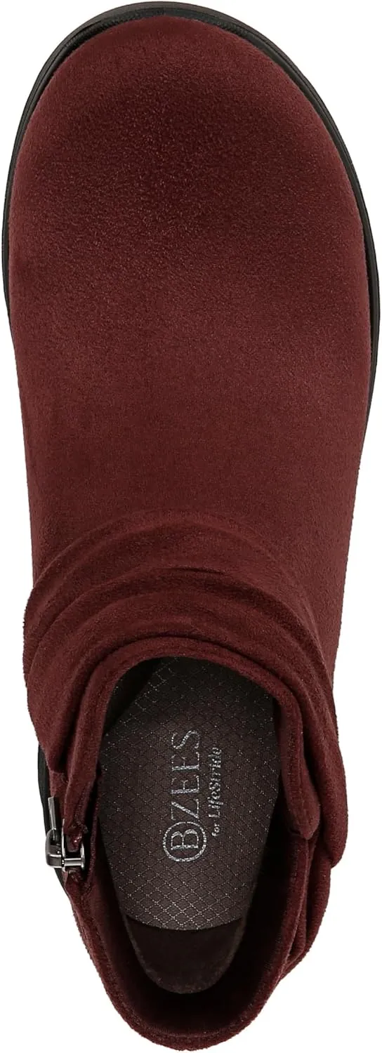 BZees Women's Gemma Ankle Bootie
