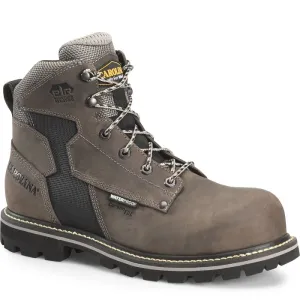 CAROLINA I-BEAM 6" COMPOSITE TOE WATERPROOF WORK BOOT SIZE 11.5D GRAY