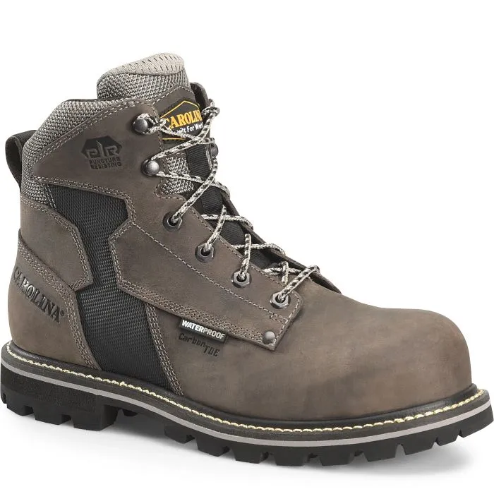 CAROLINA I-BEAM 6" COMPOSITE TOE WATERPROOF WORK BOOT SIZE 11.5D GRAY