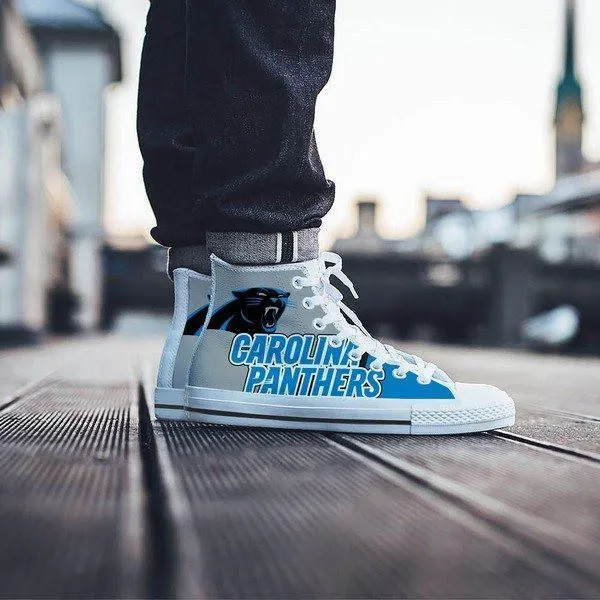 carolina panthers mens high top sneakers high top