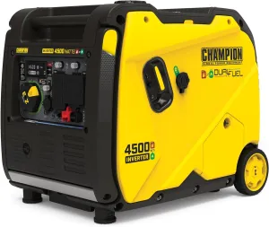 Champion Power Equipment 4500-Watt Electric Start Dual Fuel RV Ready Portable Inverter Generator with Quiet Technology and CO Shield