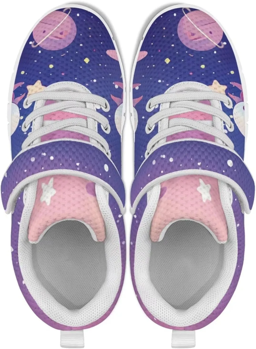 Coloranimal Kids Sneakers Slip On Sneaker Comfort Casual Running Tennis School Low Top Sneaker Athletic Walking Shoes for Boy Girls