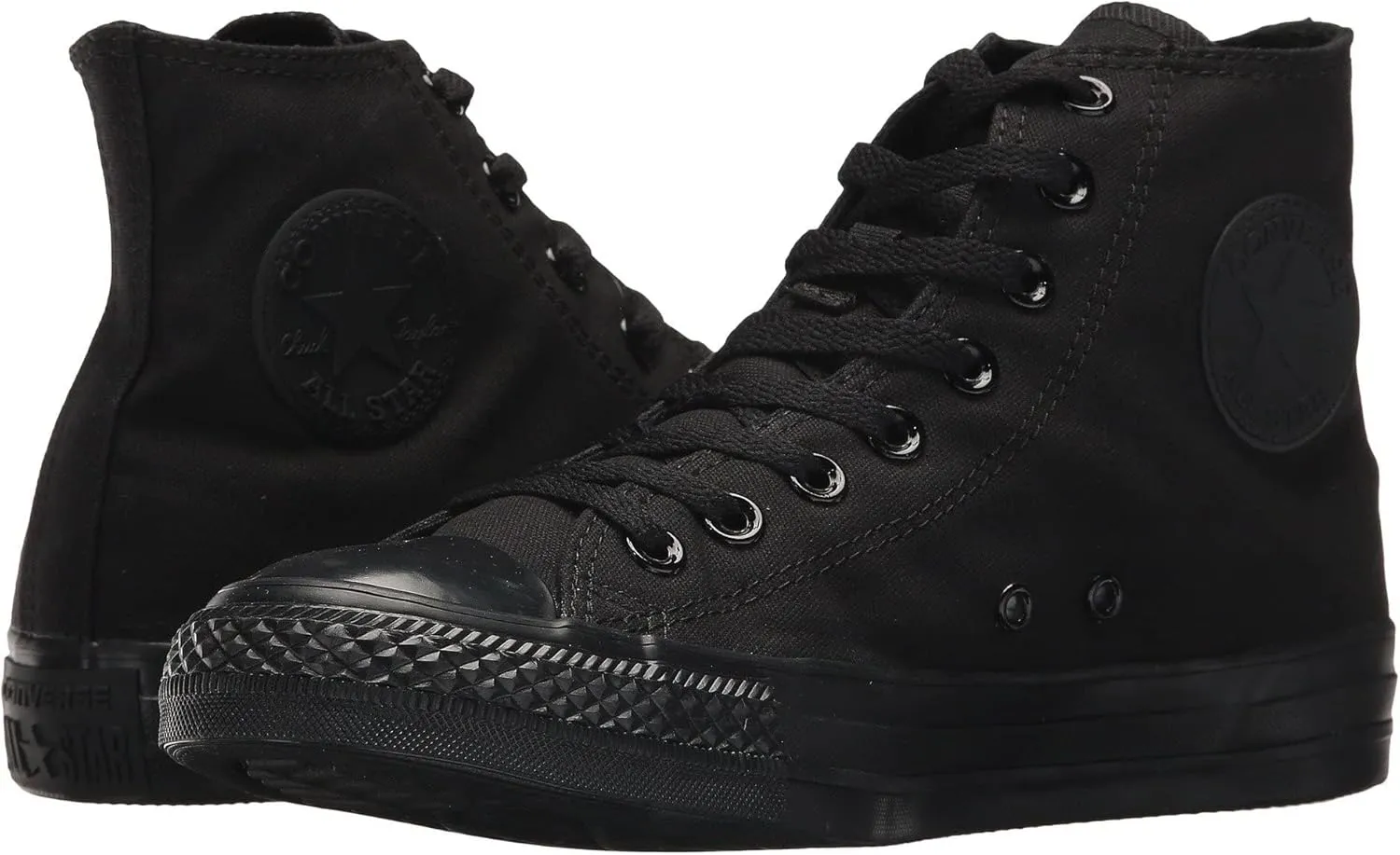Converse Chuck Taylor All Star High Top Sneaker, Black (Monochrome), Size 11