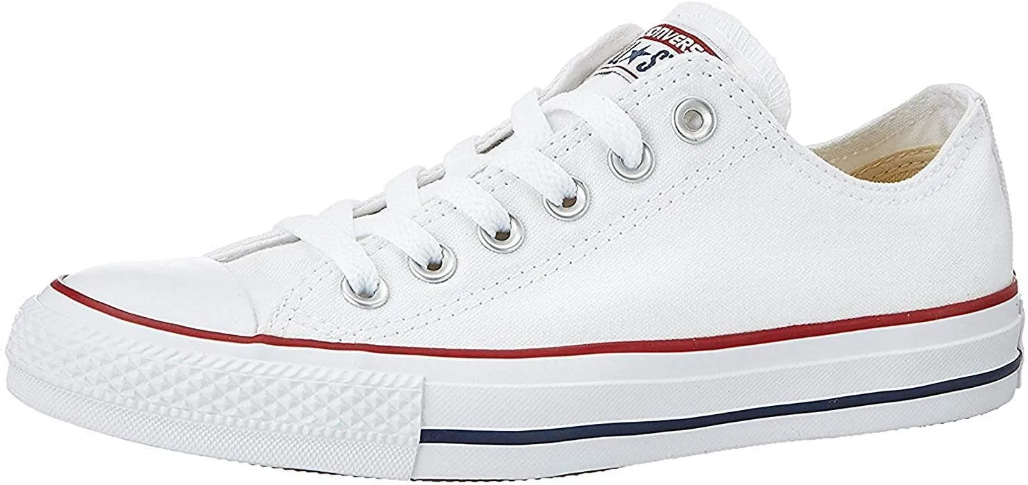 Converse Chuck Taylor All Star Ox Low Top Optical White Sneakers - 6.5 D(M) US