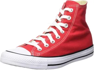 Converse Men's Unisex Chuck Taylor All Star Camo High Top Sneaker (Red, 6.5)