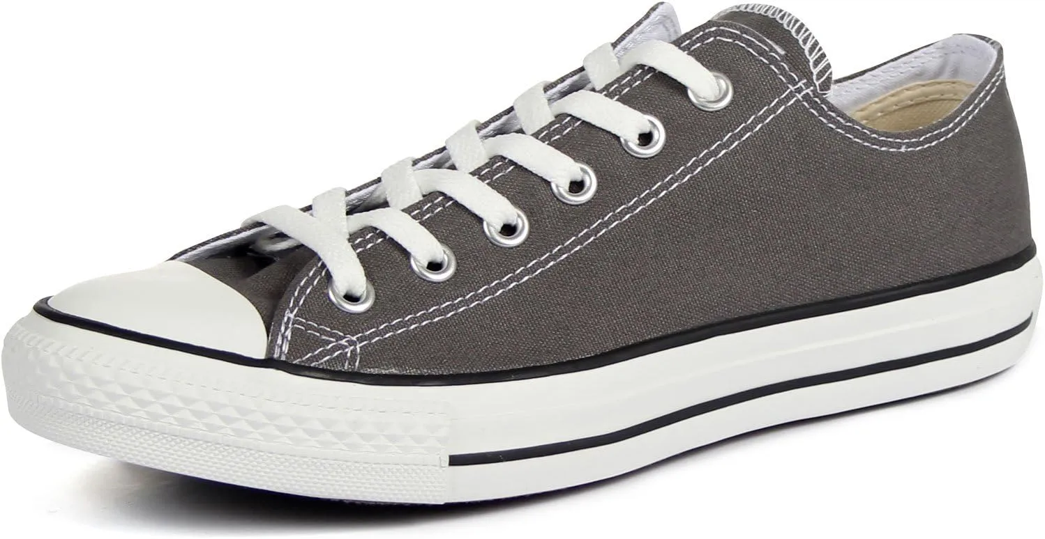 Converse Unisex Chuck Taylor All Star Low Top Sneaker Grey 6.5 Women / 4.5 Men