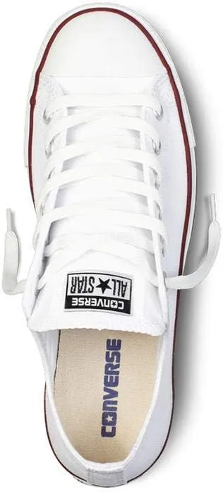 Converse Unisex Chuck Taylor All Star Ox Low Top Classic Optical White Sneaker