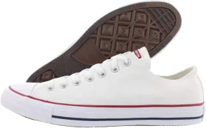 Converse Unisex Top, White Classic White, 4.5 US Men