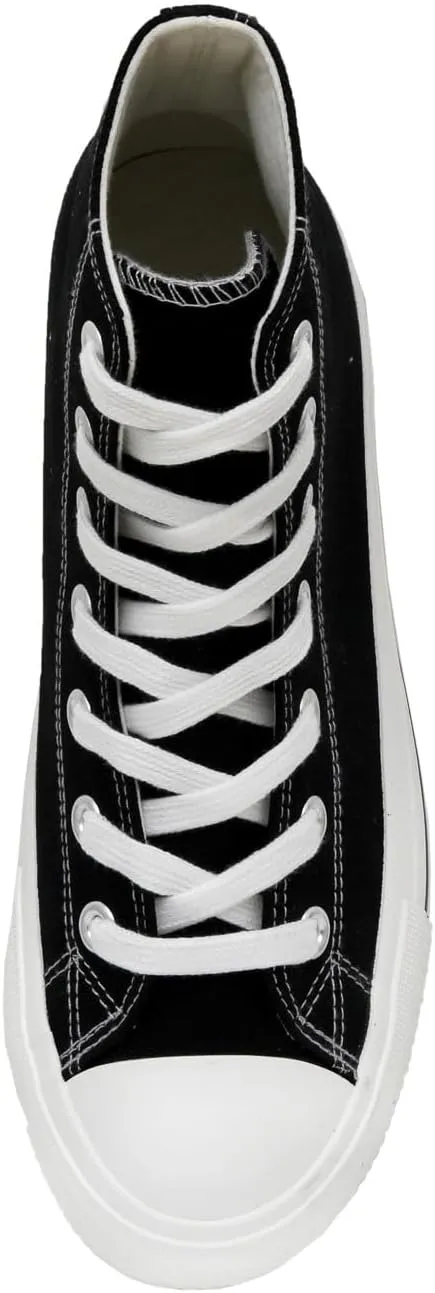 CUSHIONAIRE Women's Vance high top Canvas Sneaker  Memory Foam