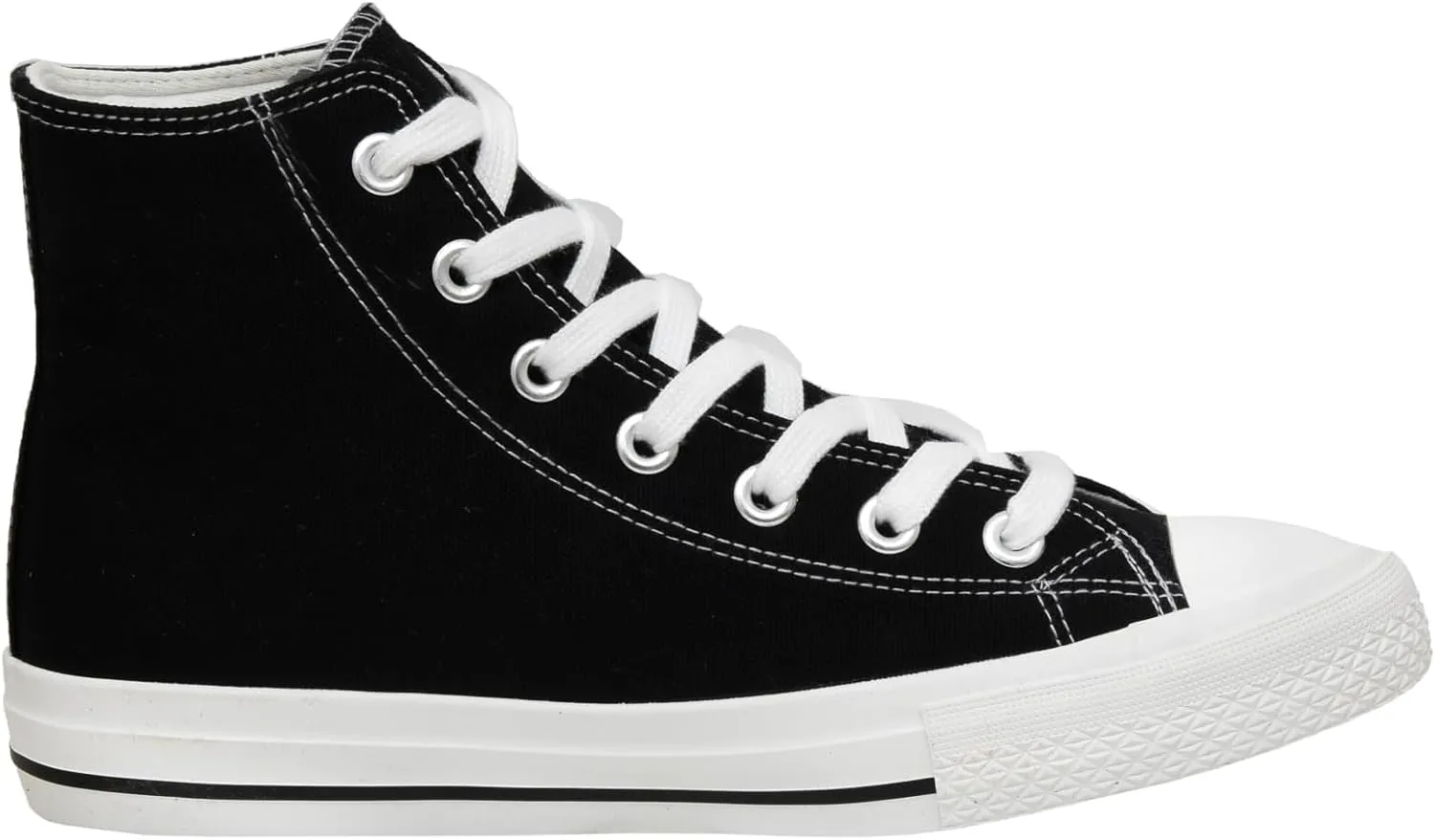 CUSHIONAIRE Women's Vance high top Canvas Sneaker  Memory Foam
